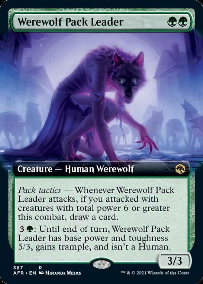 Werewolf Pack Leader (Extended Art) [Dungeons & Dragons: Adventures in the Forgotten Realms] 