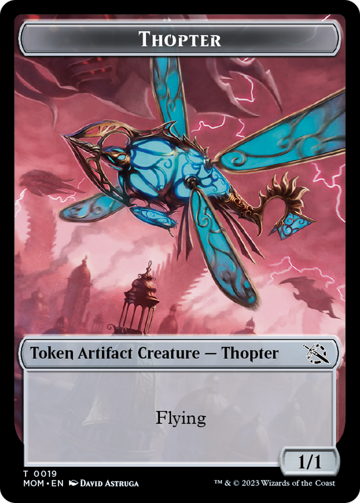 Treasure (20) // Thopter Double-Sided Token [March of the Machine Tokens] 