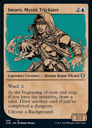 Imoen, Mystic Trickster (Showcase) [Commander Legends: Battle for Baldur's Gate] 