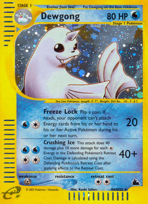 Dewgong (H6/H32) [Skyridge] 