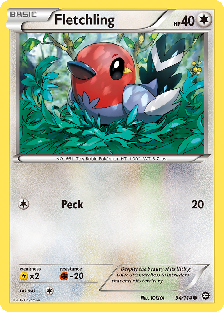 Fletchling (94/114) [XY: Steam Siege] 