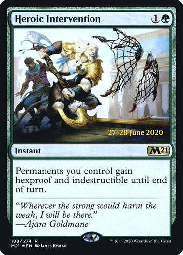 Heroic Intervention [Core Set 2021 Prerelease Promos] 