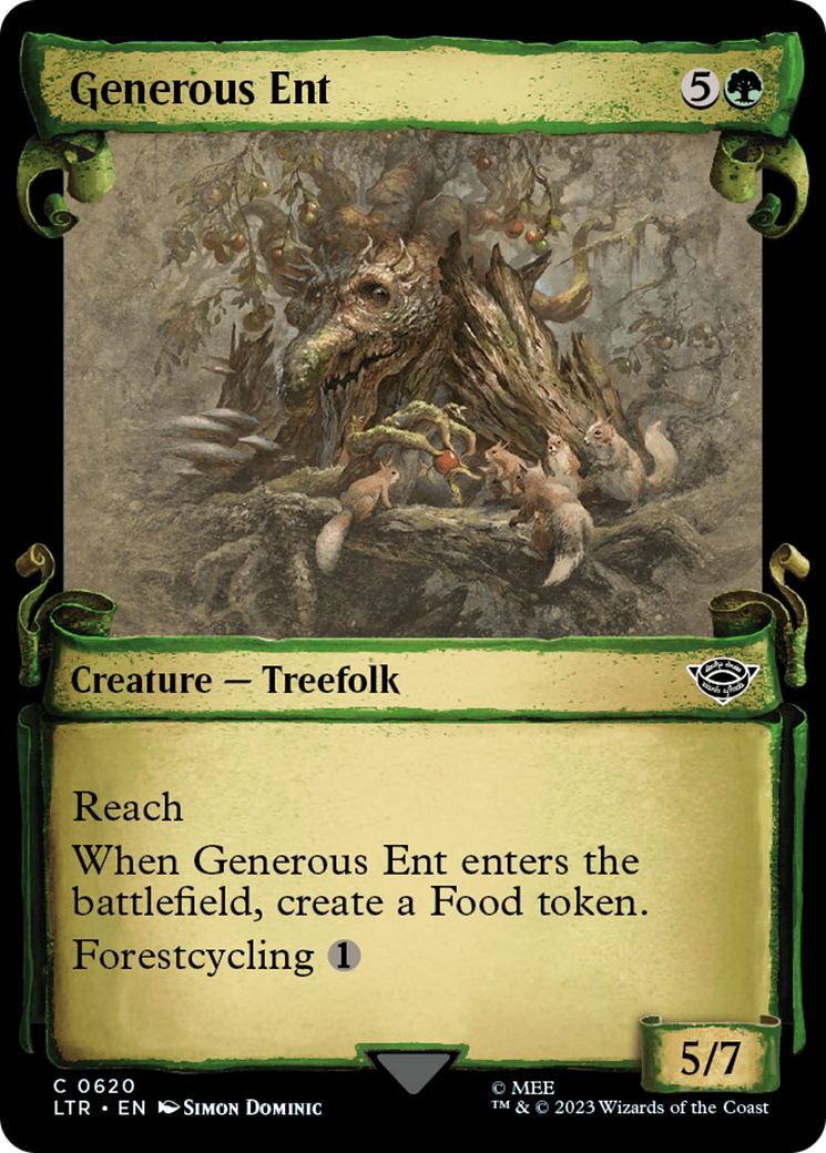 Generous Ent [The Lord of the Rings: Tales of Middle-Earth Showcase Scrolls] 