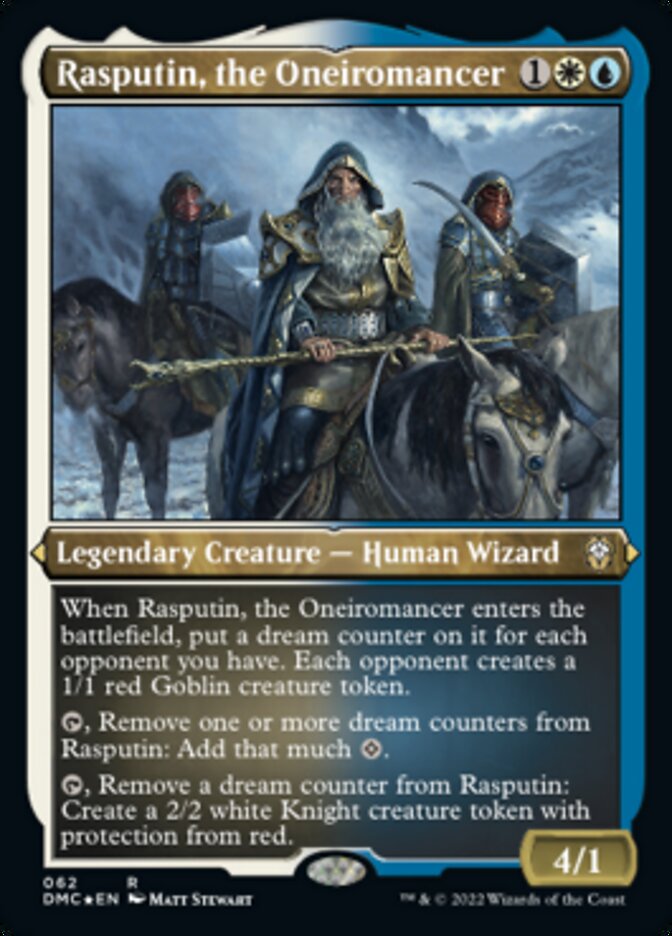 Rasputin, the Oneiromancer (Foil Etched) [Dominaria United Commander] 