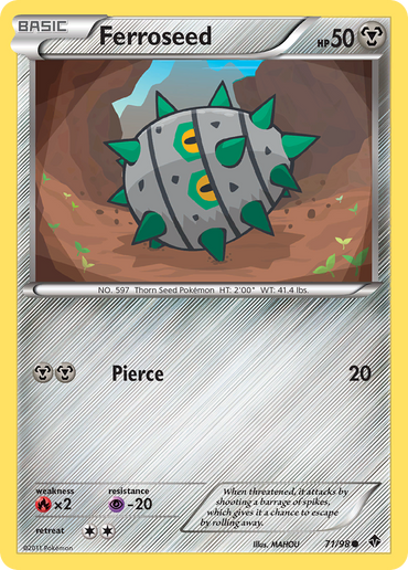 Ferroseed (71/98) [Black & White: Emerging Powers]