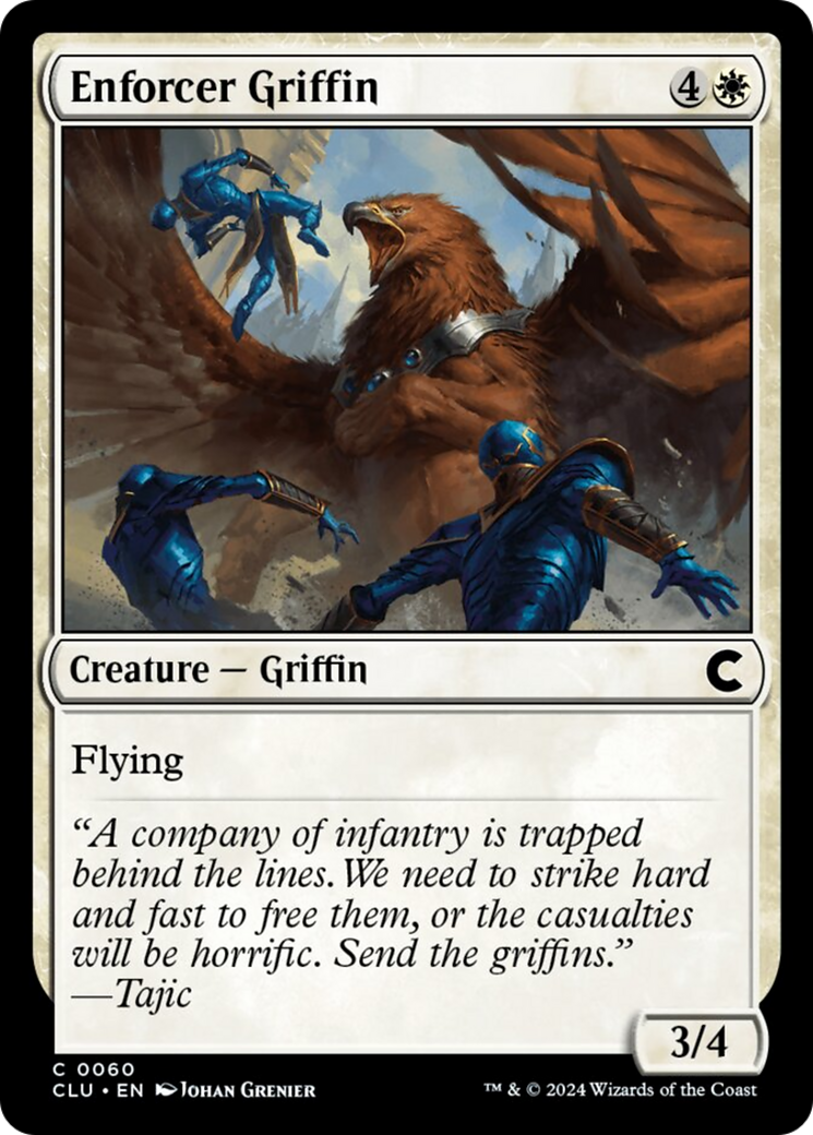 Enforcer Griffin [Ravnica: Clue Edition] 