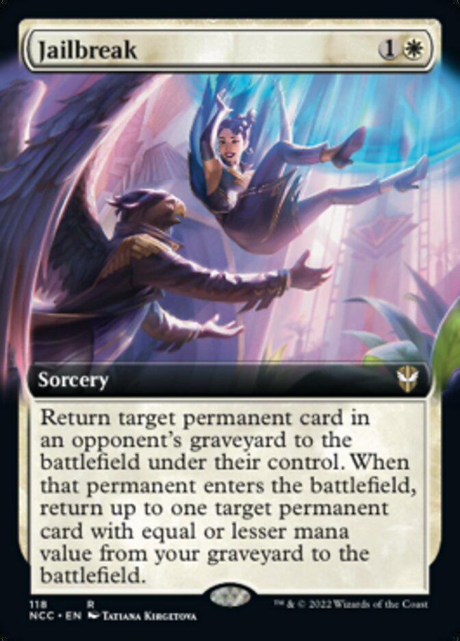 Jailbreak (Extended Art) [Streets of New Capenna Commander] 