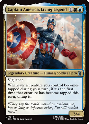 Captain America, Living Legend [Marvel Super Heroes]