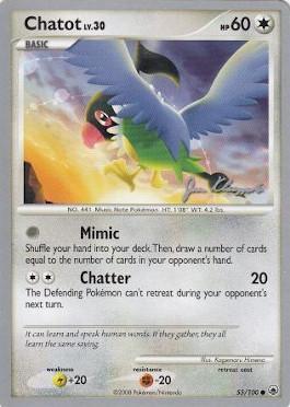 Chatot LV.30 (55/100) (Psychic Lock - Jason Klaczynski) [World Championships 2008] 