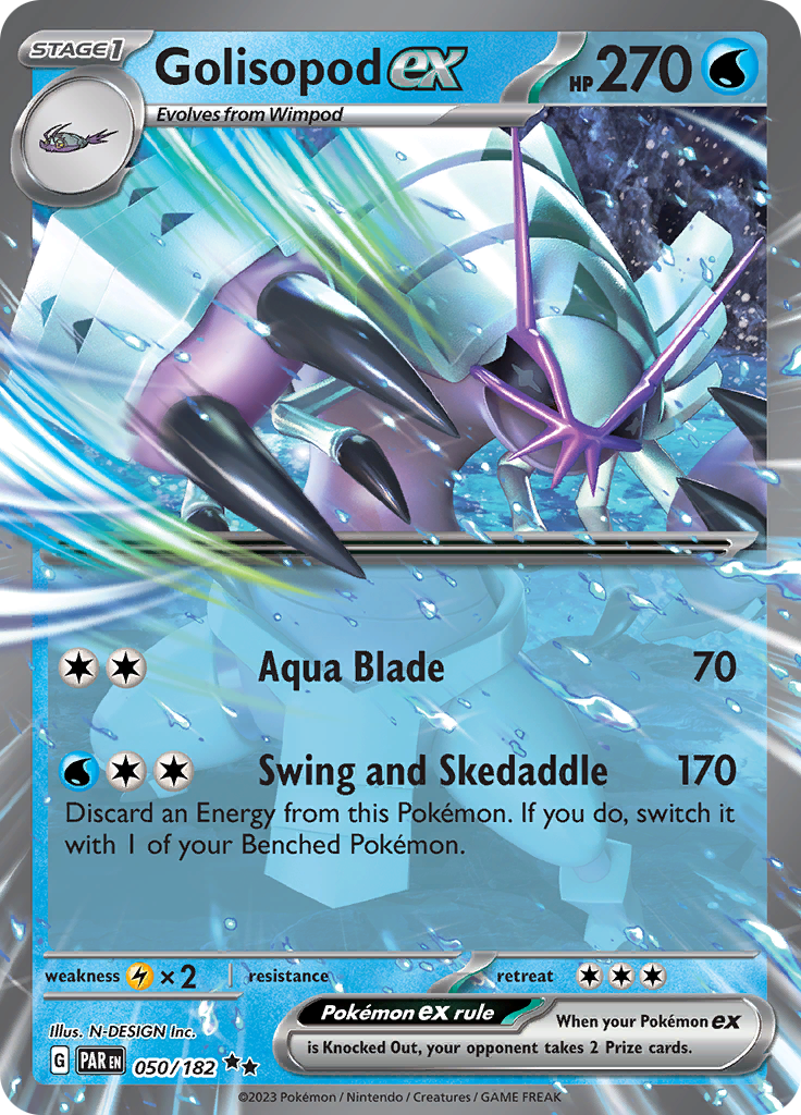 Golisopod ex (050/182) [Scarlet & Violet: Paradox Rift] 