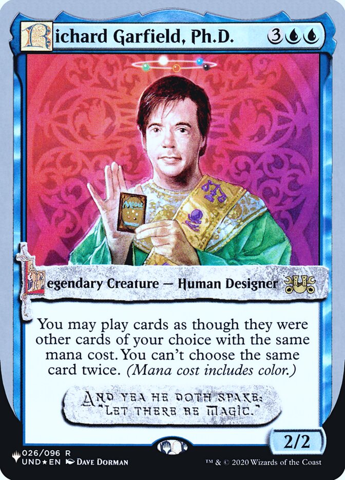 Richard Garfield, Ph.D. (Unfinity Foil Edition) [The List] 