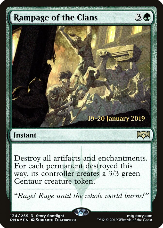 Rampage of the Clans [Ravnica Allegiance Prerelease Promos] 