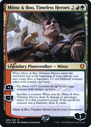 Minsc &amp; Boo, Timeless Heroes (Promo Pack) [The Lost Caverns of Ixalan Promos] 