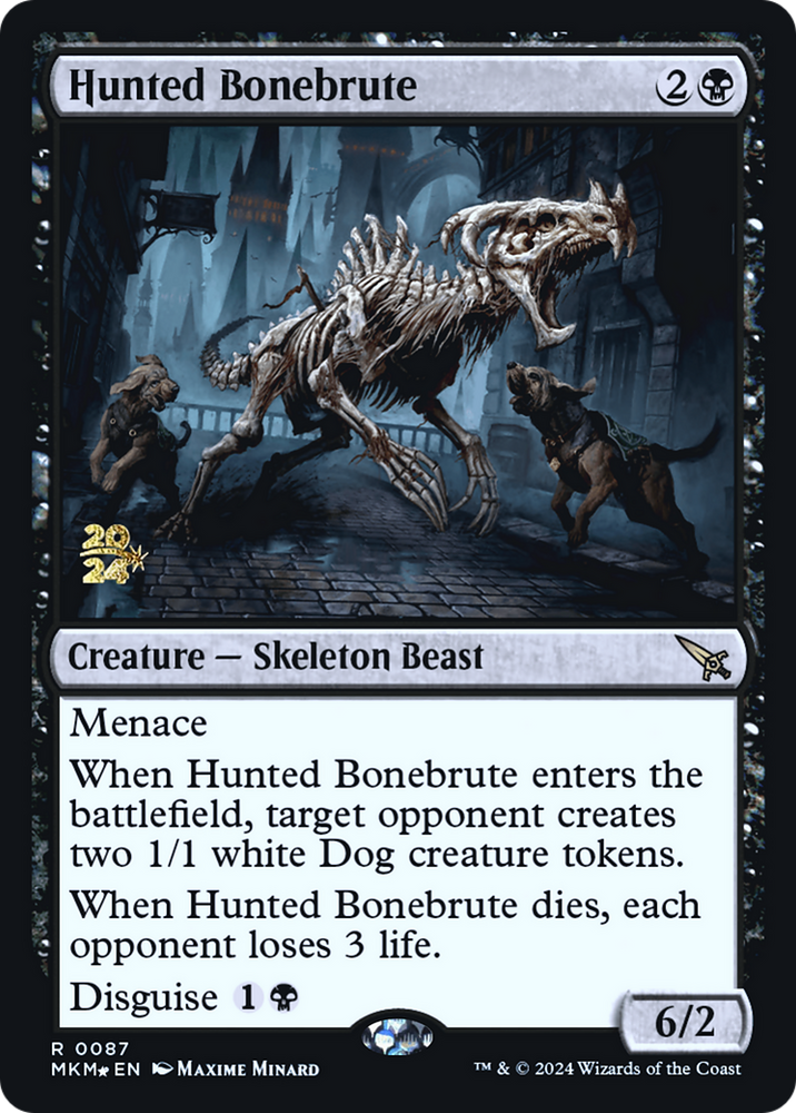 Hunted Bonebrute [Murders at Karlov Manor Prerelease Promos] 