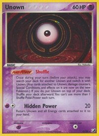 Unown (O) (O/28) [EX: Unseen Forces] 