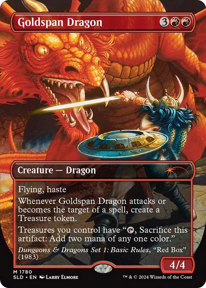 Goldspan Dragon (Rainbow Foil) [Secret Lair Drop Series]