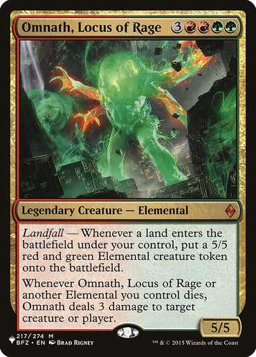 Omnath, Locus of Rage [The List] 