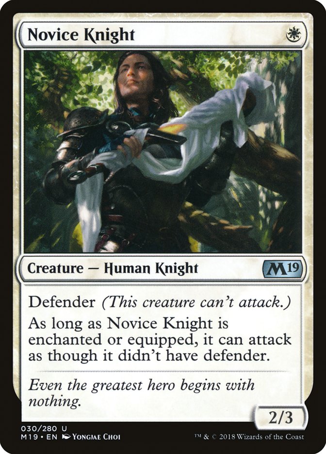 Novice Knight [Core Set 2019] 