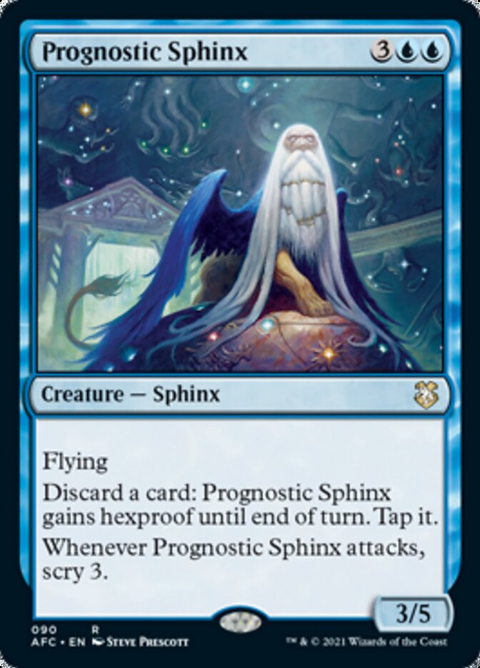 Sphinx Prognosis [Dungeons & Dragons: Adventures in the Forgotten Realms Commander] 