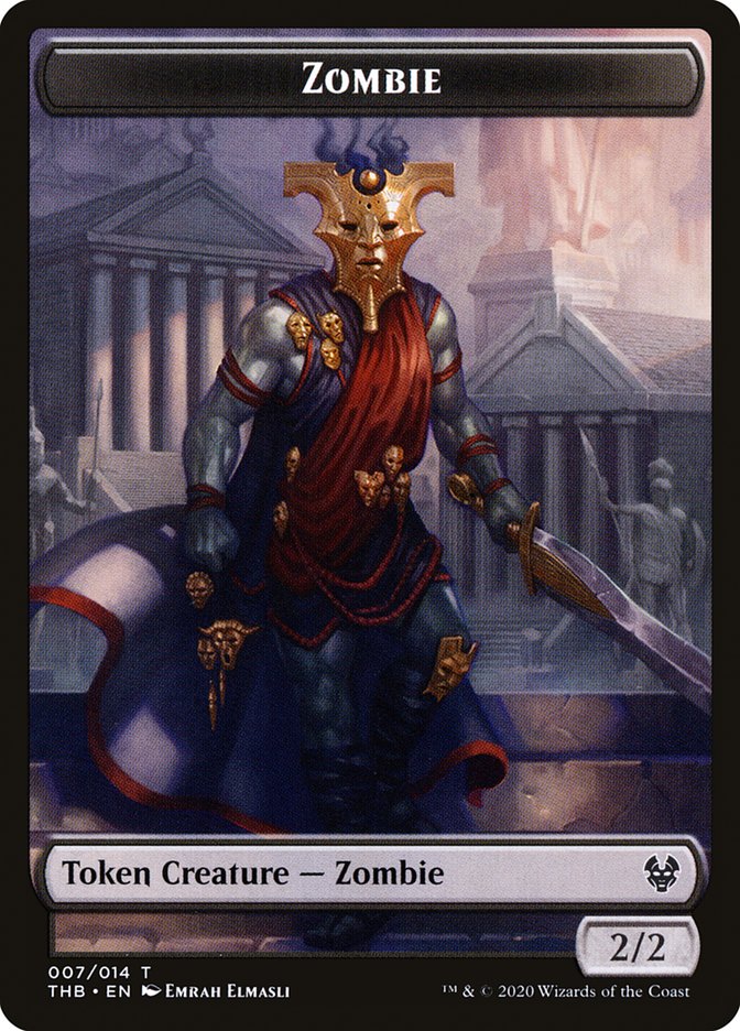 Zombie Token [Theros Beyond Death Tokens] 