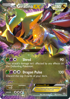 Giratina EX (92/124) [Black &amp; White: Dragons Exalted] 