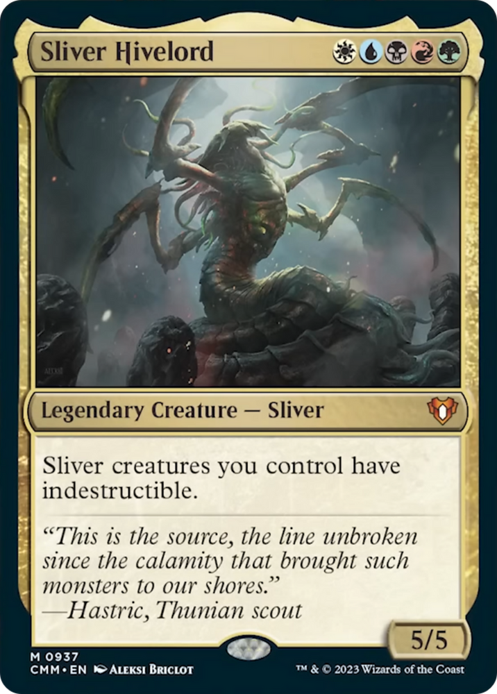 Sliver Hivelord [Commander Masters] 