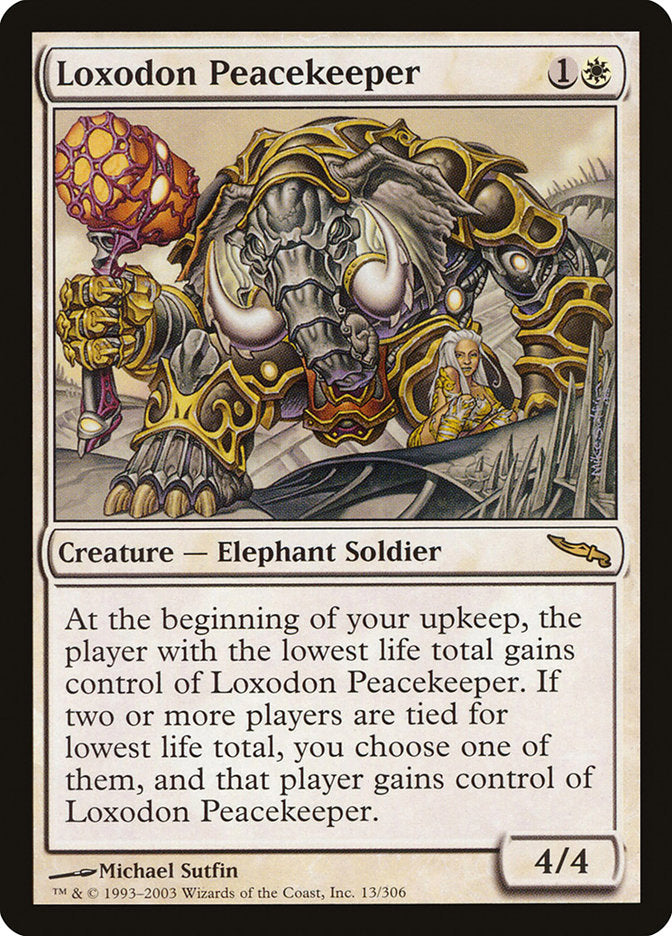 Loxodon Peacekeeper [Mirrodin] 