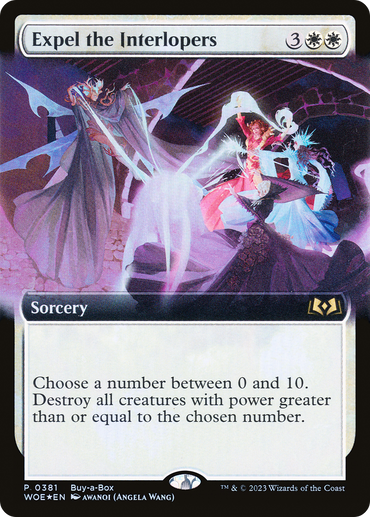 Expel the Interlopers (Buy-A-Box) [Wilds of Eldraine Promos] 