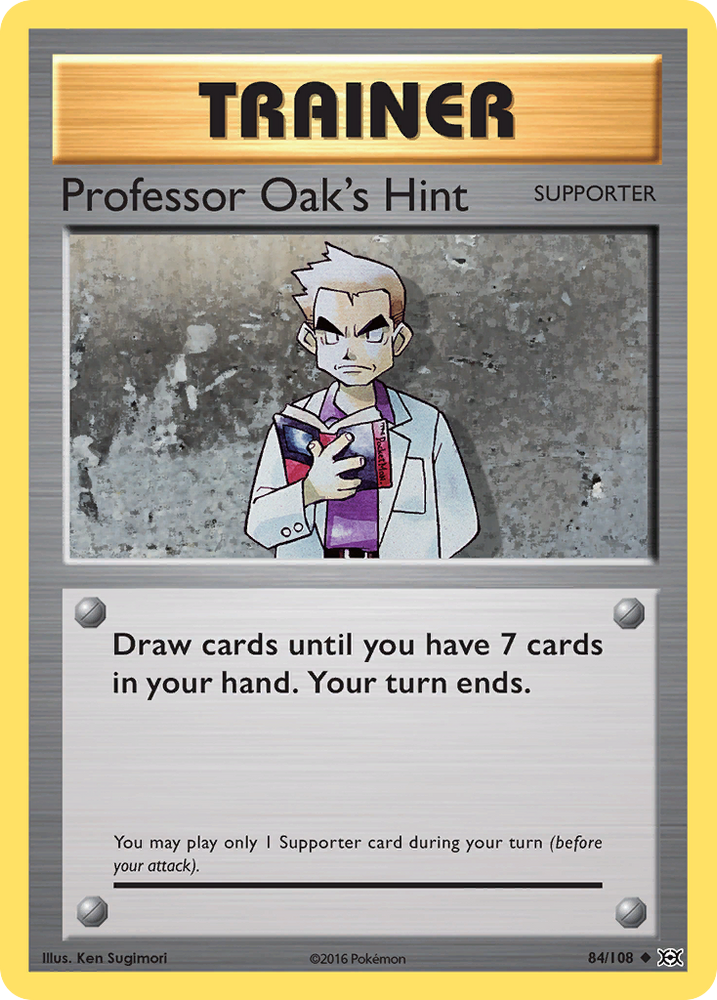 Professor Oak's Hint (84/108) [XY: Evolutions] 