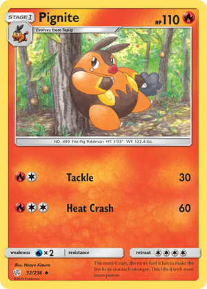 Pignite (32/236) [Sun &amp; Moon: Cosmic Eclipse] 