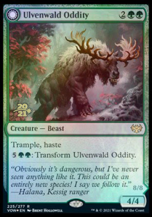 Ulvenwald Oddity // Ulvenwald Behemoth [Innistrad: Crimson Vow Prerelease Promos] 