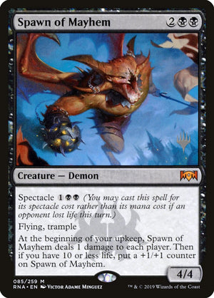 Spawn of Mayhem (Promo Pack) [Ravnica Allegiance Promos] 