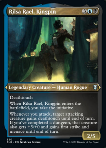 Rilsa Rael, Kingpin (Foil Etched) [Commander Legends: Battle for Baldur's Gate] 