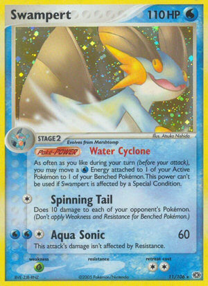 Swampert (11/106) (Theme Deck Exclusive) [EX: Emerald] 