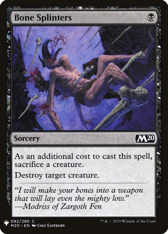 Bone Splinters [Mystery Booster] 