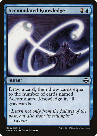 Accumulated Knowledge [Duel Decks: Elspeth vs. Kiora] 