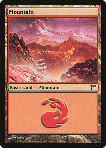 Mountain (299) [Champions of Kamigawa] 