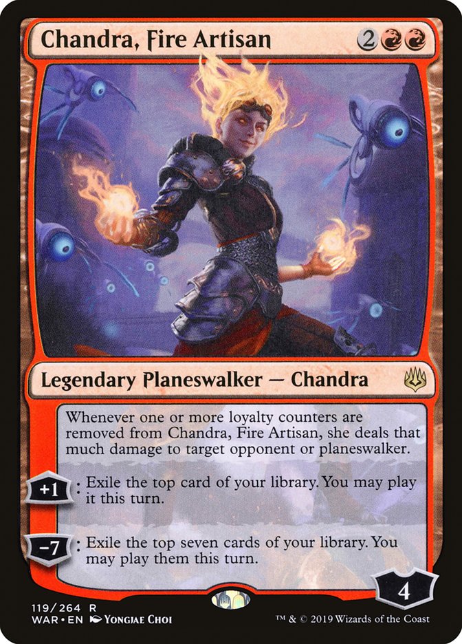 Chandra, Fire Artisan [War of the Spark] 