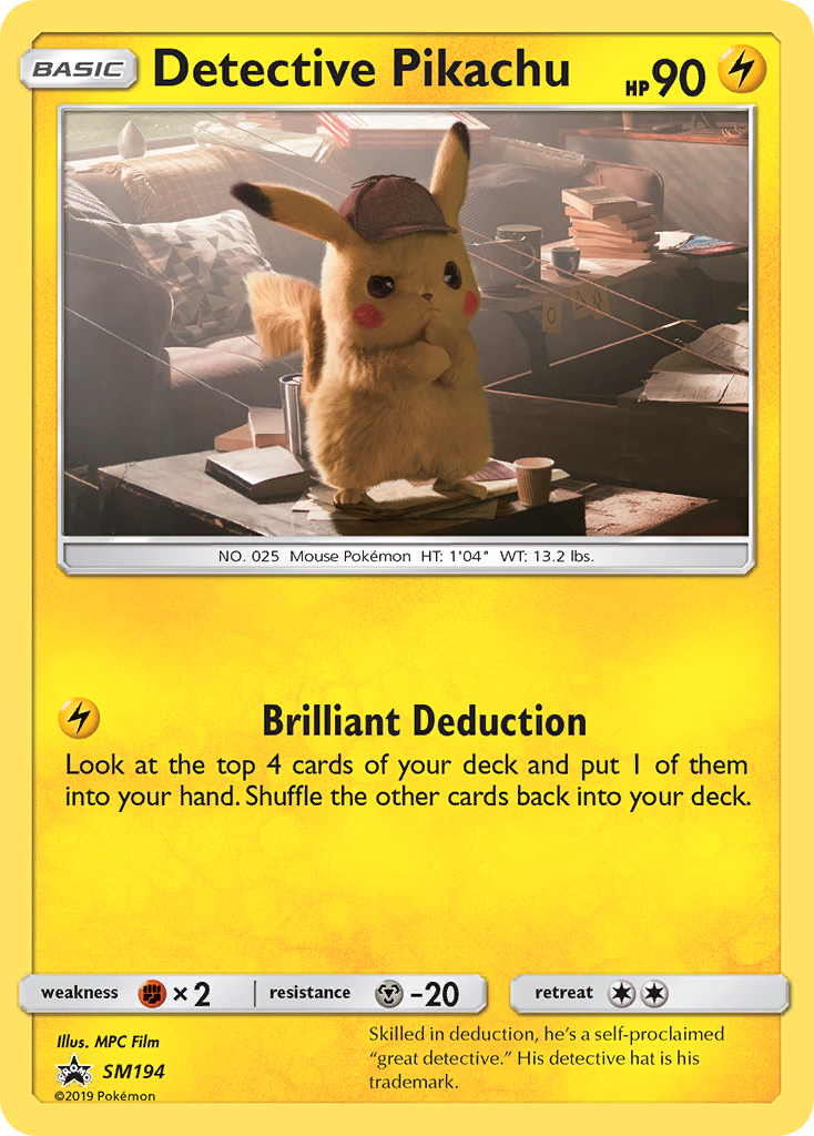 Detective Pikachu (SM194) [Sun & Moon: Black Star Promos] 