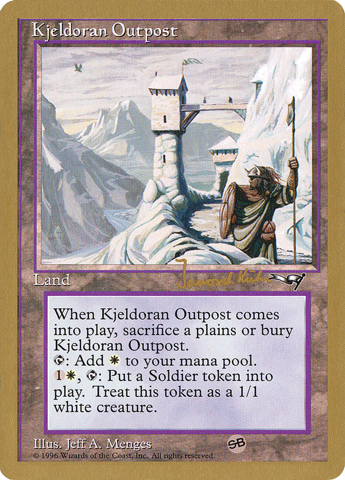 Kjeldoran Outpost (Janosch Kuhn) [World Championship Decks 1997] 