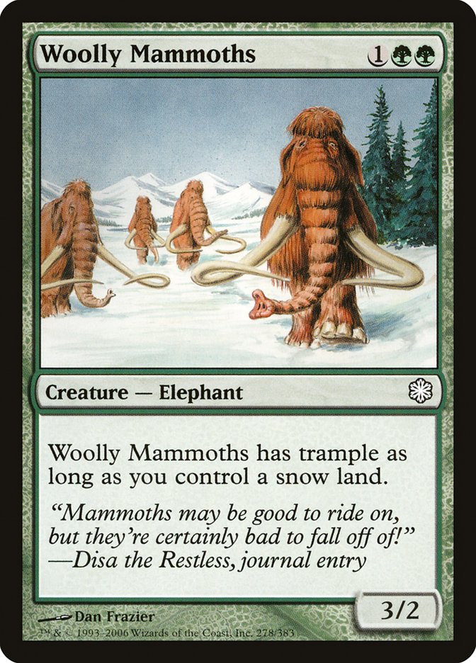 Woolly Mammoths [Coldsnap Theme Decks] 