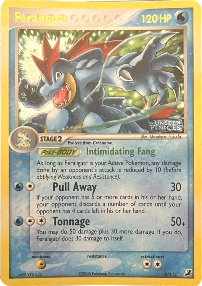 Feraligatr (4/115) (Stamped) [EX: Unseen Forces] 