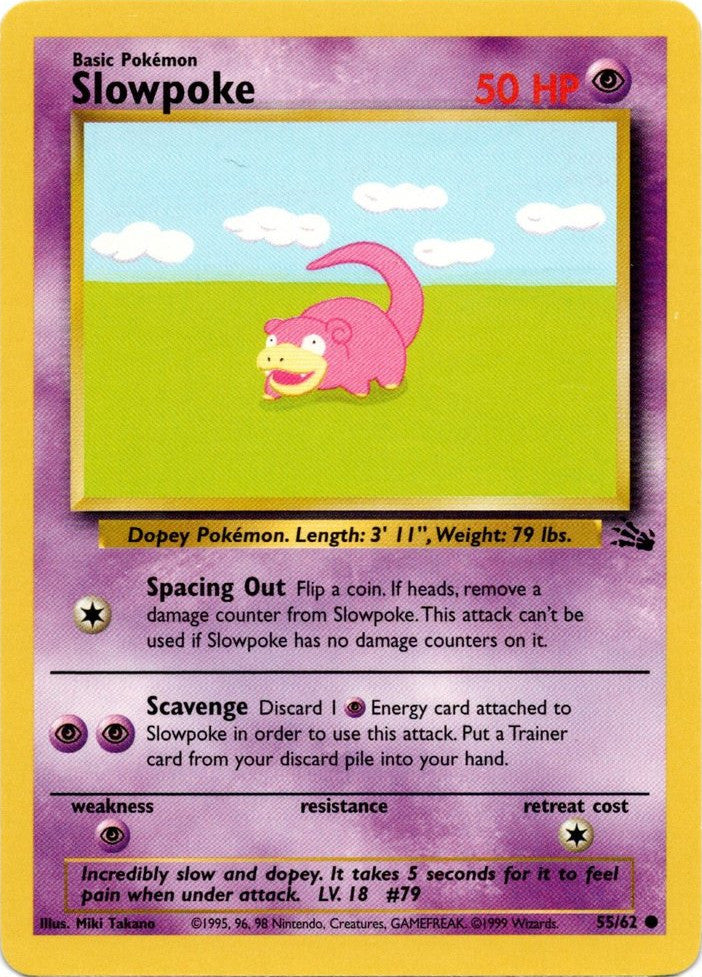 Slowpoke (55/62) [Fossil Unlimited]