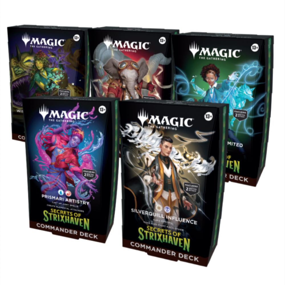 Secrets of Strixhaven: Commander - Commander Deck - Set of 5