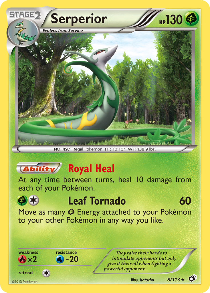 Serperior (8/113) [Black & White: Legendary Treasures] 