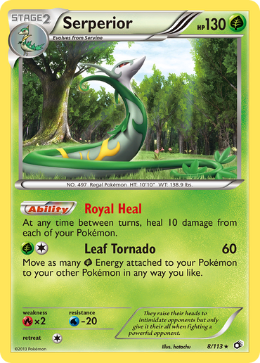 Serperior (8/113) [Black &amp; White: Legendary Treasures] 