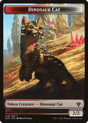 Bird // Dinosaur Cat Double-Sided Token [Order 2020 Tokens] 