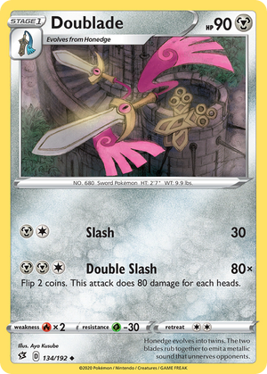 Doubleblade (134/192) [Sword &amp; Shield: Rebel Clash] 