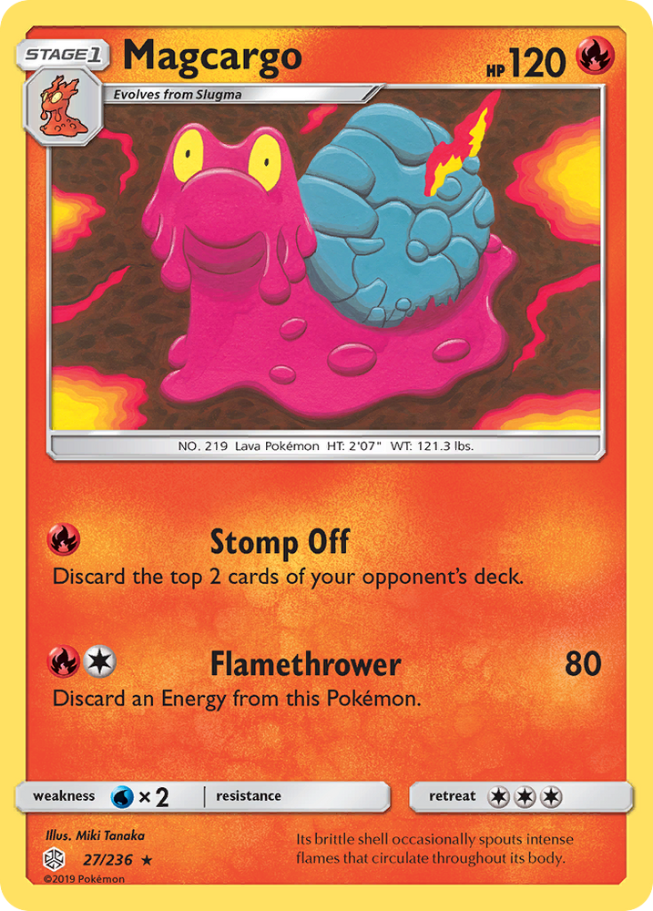 Magcargo (27/236) [Sun & Moon: Cosmic Eclipse]