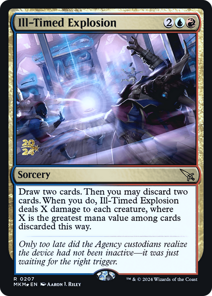 Ill-Timed Explosion [Murders at Karlov Manor Prerelease Promos] 